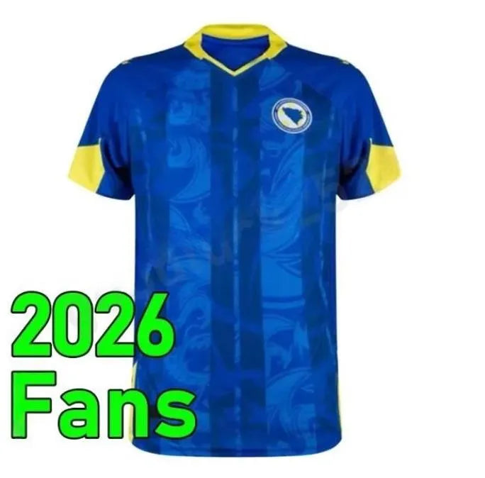 2026 Bosnia-Herzegovina World Cup Jerseys Bosnia and Herzegovina Dzeko Soccer Je - SitterJersey.com