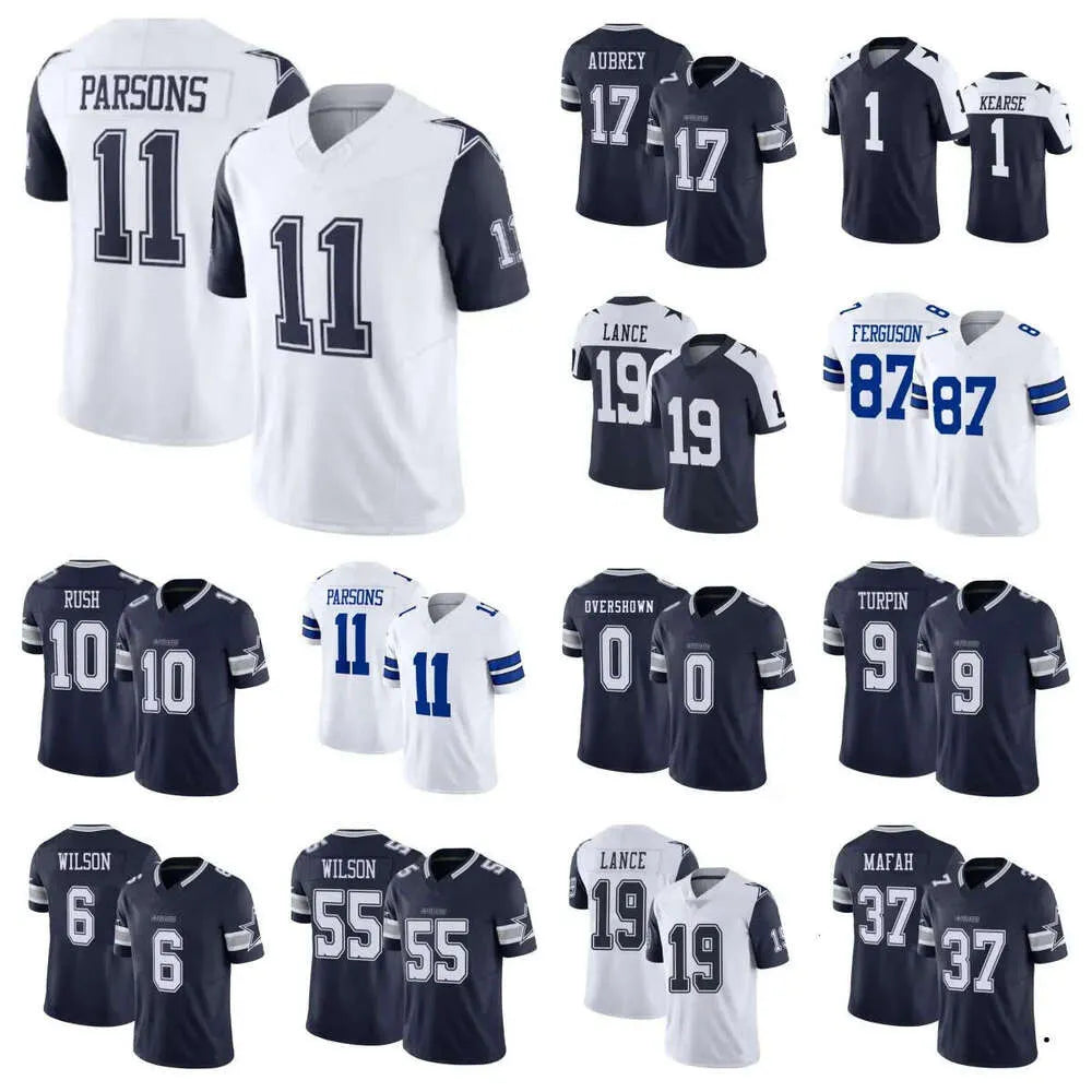 88 Lamb Parsons Prescott Diggs Aubrey 2024 Football Jerseys Ferguson Rush Stauba - SitterJersey.com