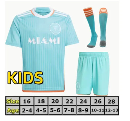 Inters Miami Soccer Jerseys 2025 2027 Mens Kids Football Kits with Messi Suarez  - SitterJersey.com