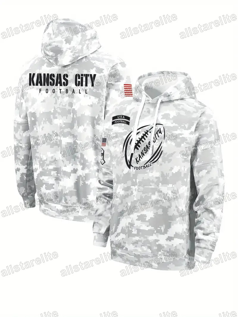 Custom Salute To Service Pullover Football Hoodie Jersey individuation Stitch Ca - SitterJersey.com
