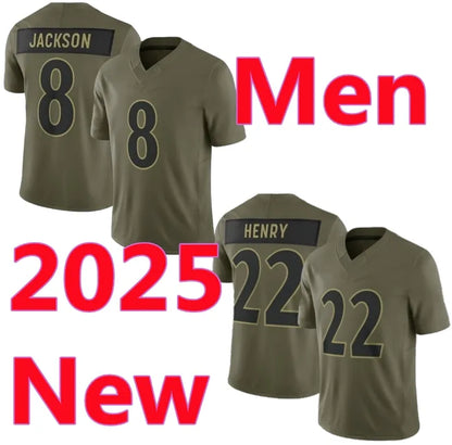 Derrick Henry Lamar Jackson Roquan Smith Zay Hamilton Mark Andrews Wiggins Lewis - SitterJersey.com
