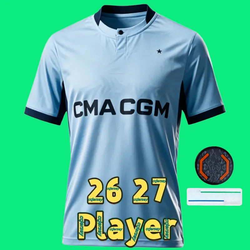25 26 27 maillot de foot GREENWOOD marseille jersey soccer PAVARD MEDINA PAIxao  - SitterJersey.com