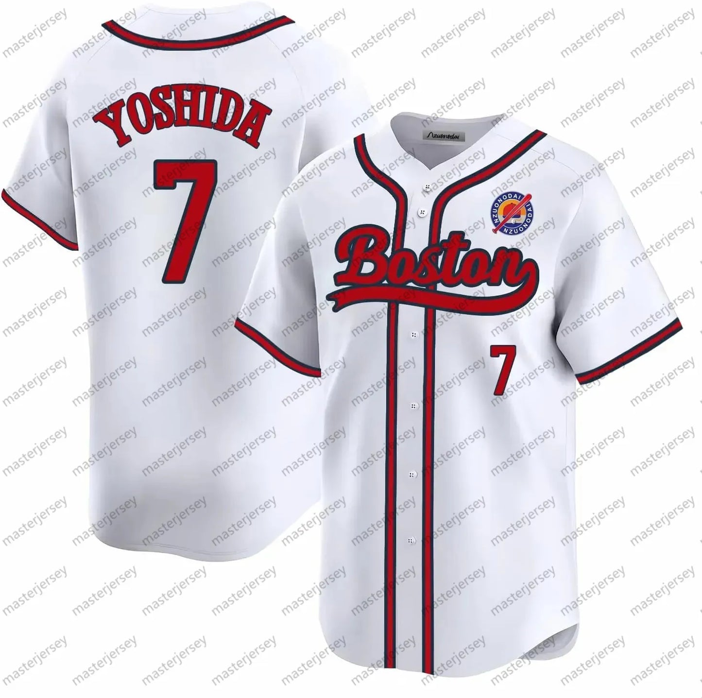 16 DURAN Baseball Jerseys ORTIZ YOSHIDA RAFAEL MASATAKA DEVERS JARREN Custom Men - SitterJersey.com