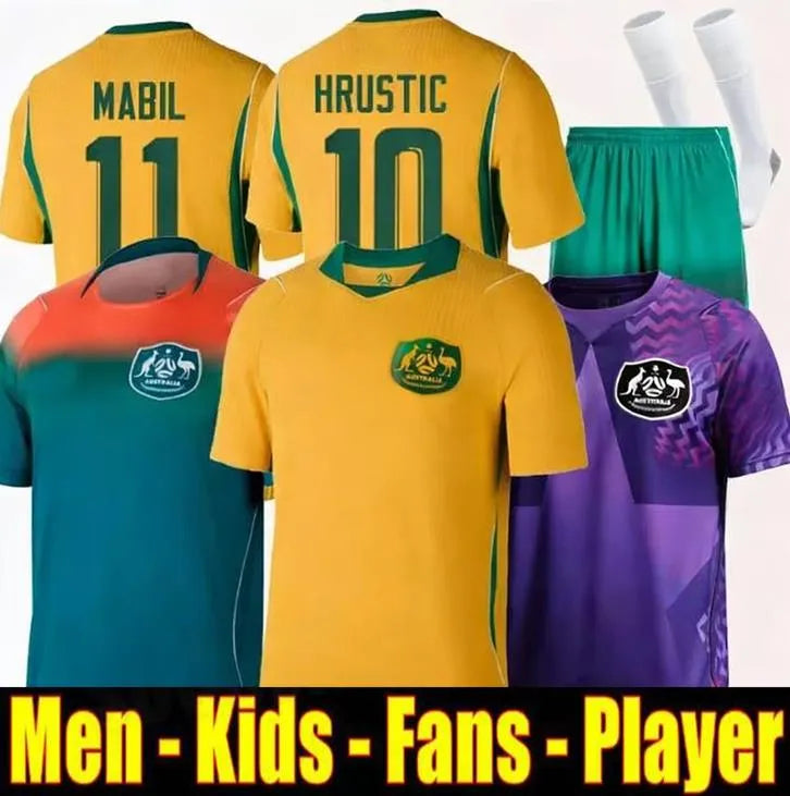 Australia 2026 Sports Outdoors S-4XL men kit kids Athletic Outdoor Apparel 25 26 - SitterJersey.com