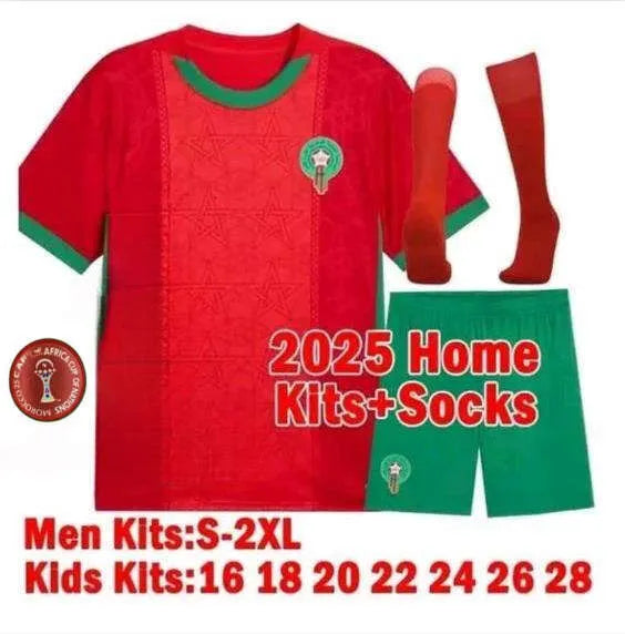 Morocco Jersey World Cup 2026 Maillot Maroc Soccer Jerseys National Team HAKIMI  - SitterJersey.com