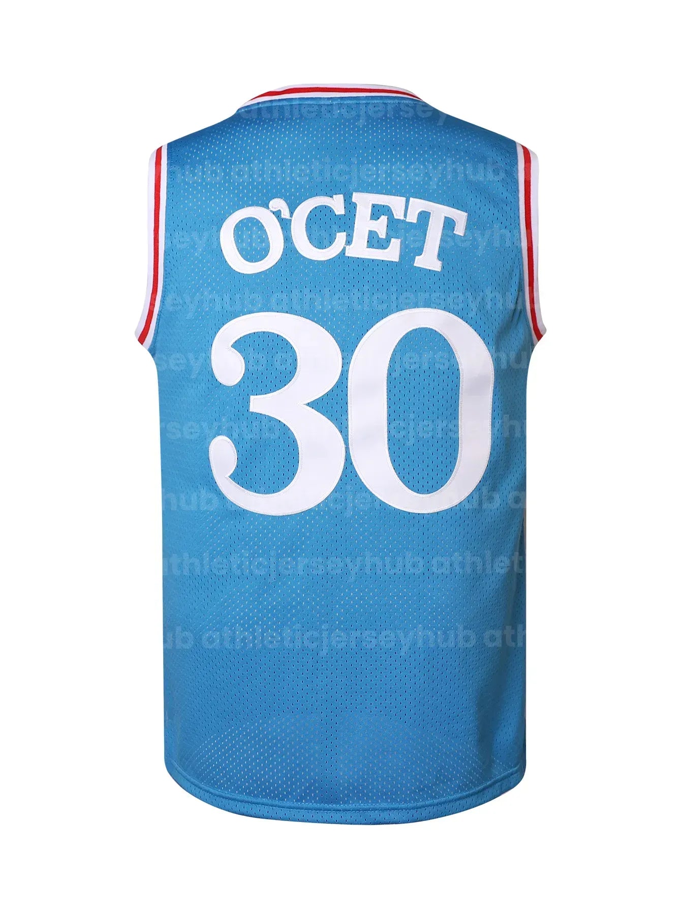 Men's 30 Blue Basketball Jersey Stitched 100% Polyester Embroidered Sports Top,  - SitterJersey.com