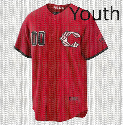 Reds Baseball Jersey Custom Elly De La Cruz Ke'Bryan Hayes Tyler Stephenson Spen - SitterJersey.com