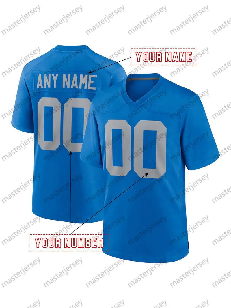26 Gibbs Football Jersey St. Brown Goff Hooker Jackson Montgomery Mens Women You - SitterJersey.com