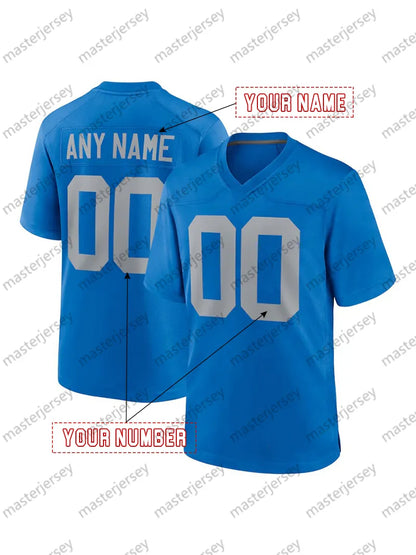 26 Gibbs Football Jersey St. Brown Goff Hooker Jackson Montgomery Mens Women You - SitterJersey.com