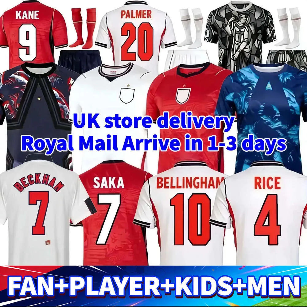 England Football Kit 2026 England 2026 World Cup Soccer Jersey Bellingham Palmer Eze Maguire EnglandS 26 27 Football Kits Football Shirt Rashford Kane Saka Rice Foden Women Men Kids Kits - SitterJersey.com