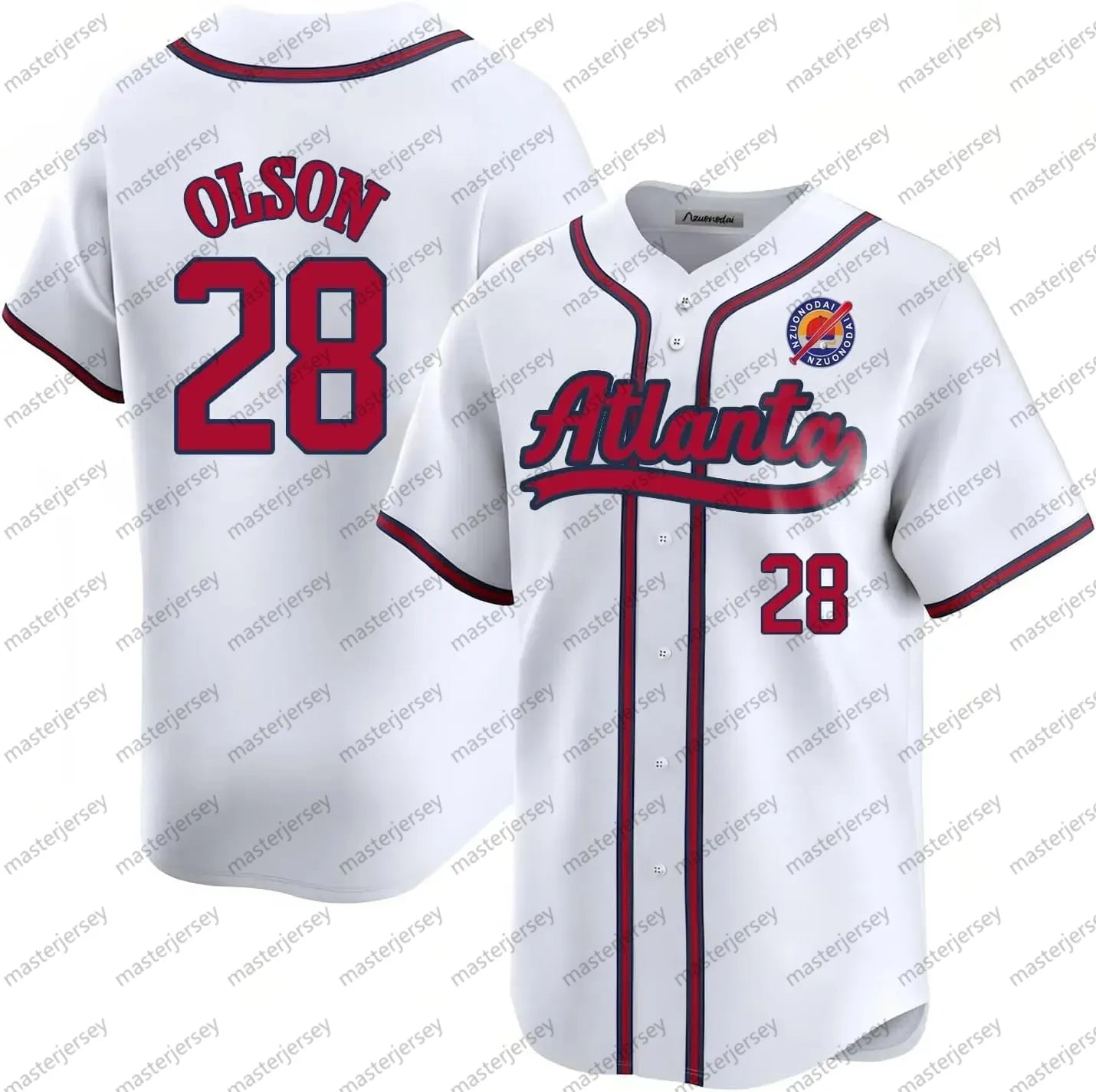 Custom Baseball Jerseys AARON ALBIES ACUNA JR. Men/Women/Youth Jersey Sweatshirt - SitterJersey.com