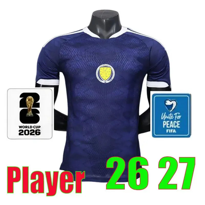 scotland football shirt 2026 World Cup ROBERTSON McTominay Soccer Jerseys 26 27  - SitterJersey.com