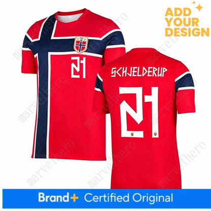 Norway Jersey THORSTVEDT NO 18 World Cup 2026 Norwegian National Team Sports T s - SitterJersey.com