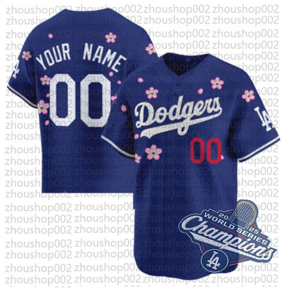 2025 Custom Dodgers Jersey Shohei 17 Ohtani Mookie 50 Betts 18 Yamamoto Freddie  - SitterJersey.com