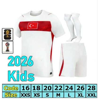 Turkey Jersey 2026 World Cup Turkey Soccer Jersey ARDA GULER DEMIRAL Kokcu 26 27 - SitterJersey.com