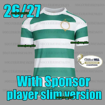 celticfc jersey 26 27 soccer jerseys celts jersey 2026 home green away yellow fo - SitterJersey.com