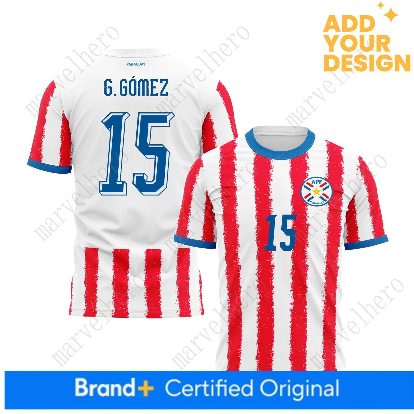 Paraguay Jersey Antonio Sanabria NO 9 World Cup 2026 National Team Sports T shir - SitterJersey.com