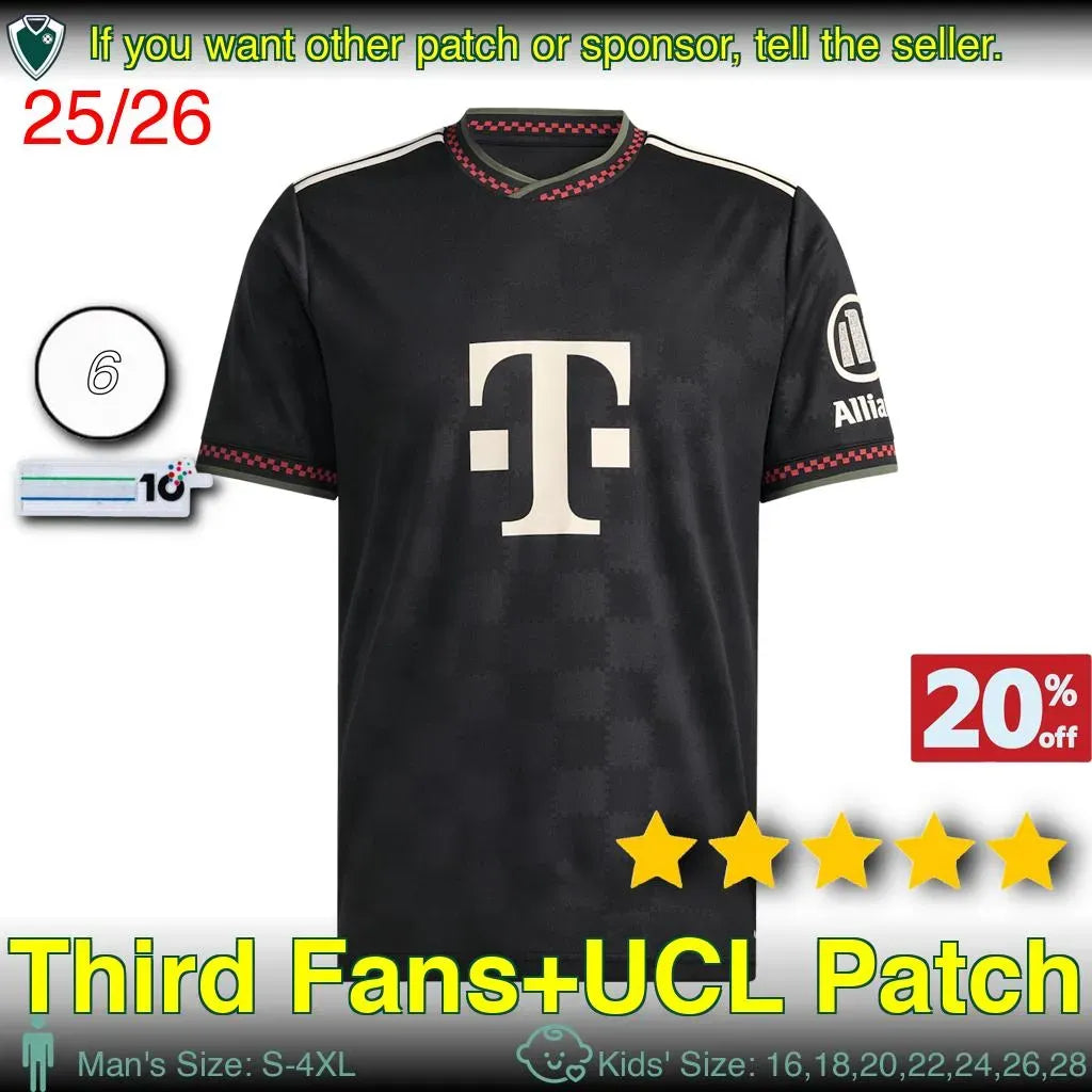 26 27 MUSIALA OLISE KANE LUIS DIAZ soccer jerseys PAVLOVIC SANE football shirt G - SitterJersey.com