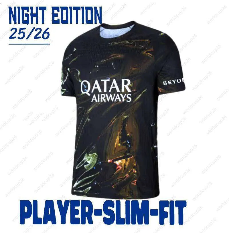 25/26 Season 1:1 Soccer Football Jersey Outdoor Sports Shirt Dembele Doue Kvarat - SitterJersey.com