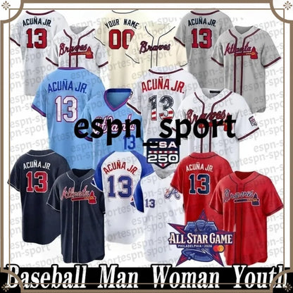 Custom Men/Youth/Women 2024-25 Baseball Jerseys Any Name Number Stitched America - SitterJersey.com