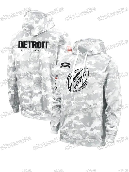 Custom Salute To Service Pullover Football Hoodie Jersey individuation Stitch Ca - SitterJersey.com