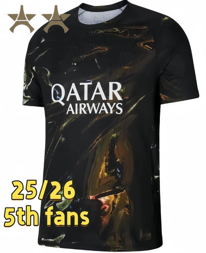 Psge jersey 26 27 DEMBELE HAKIMI BARCOLA NEVES ZAIRE EMERY DONNARUMMA MARQUINHOS - SitterJersey.com
