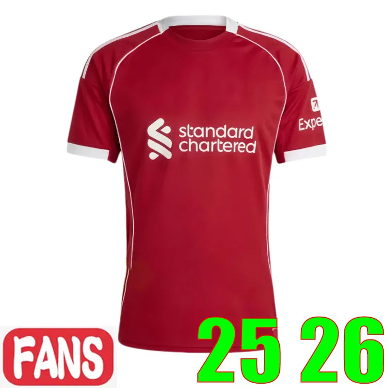Liveropool Jersey 26 27 SZOBOSZLAI LFC ISAK WIRTZ EKITIKE M.SALAH VIRGIL soccer  - SitterJersey.com