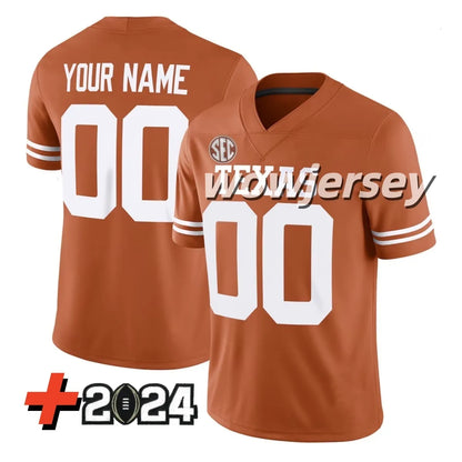 2026 Texas Longhorns Arch Manning Football Jersey Derrek Cooper Ryan Wingo Trevo - SitterJersey.com