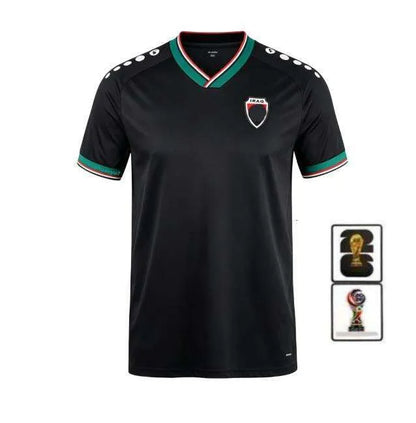 2026 Iraq soccer jersey World Cup AYMEN MOHANAD AL-HAMADI 26 27 national team ho - SitterJersey.com