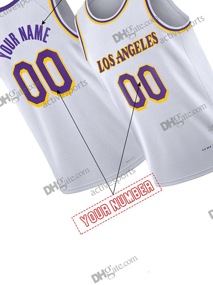 Mens Womens Youth 23 James Basketball Jerseys Austin Reaves Rui Hachimura Luka D - SitterJersey.com