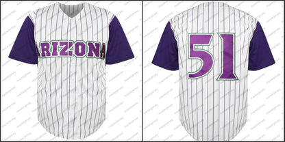#51 Baseball Jerseys Men's Sewing Embroidery High Quality In Stock Fast Shipping - SitterJersey.com