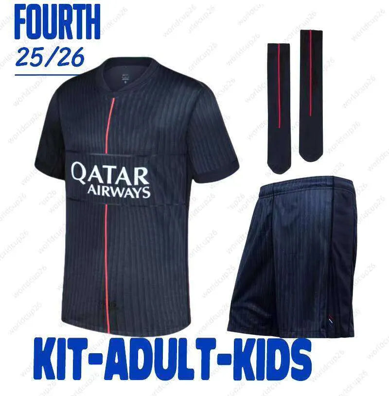 25/26 Season 1:1 Soccer Football Jersey Outdoor Sports Shirt Dembele Doue Kvarat - SitterJersey.com