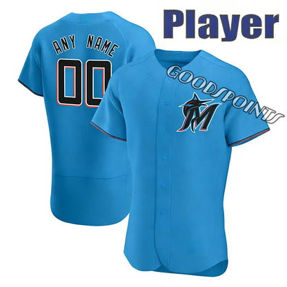 Miamis Marlins Jersey Eury Perez Sandy Alcantara Agustin Ramirez Fairbanks jerse - SitterJersey.com