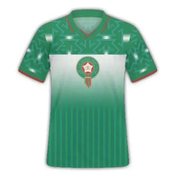 25 26 Morocco Soccer T Shirt NO10 Brahim HAKIMI ZIYECH Player Youth Sport Footba - SitterJersey.com