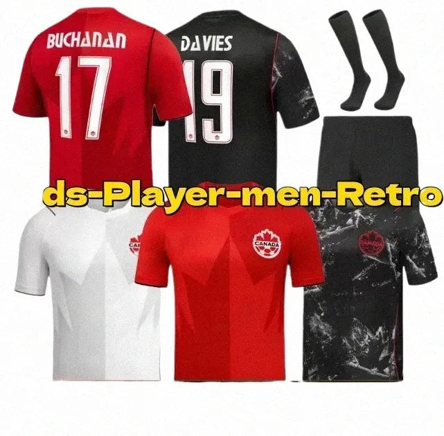 2026 New World Cup Canada Soccer Jerseys National Team 26 27 DAVIES JDAVID LARIN - SitterJersey.com