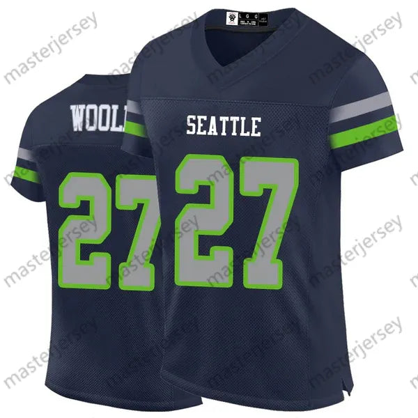 14 Metcalf Football Jerseys Lockett Walker III Smith-Njigba Custom All Stitched  - SitterJersey.com
