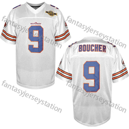 IN STOCK Men's 95 Football Movie Jersey Red Hennessy Queens Bridge Football Jers - SitterJersey.com
