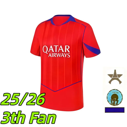 Psges jersey 26 27 maillot psges O.DEMBELE KVARATSKHELIA EMERY RAMOS HAKIMI N.ME - SitterJersey.com