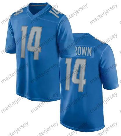 26 Gibbs Football Jersey St. Brown Goff Hooker Jackson Montgomery Mens Women You - SitterJersey.com