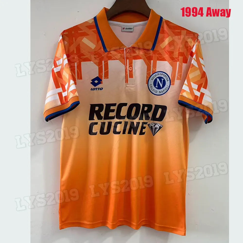 1987 1988 Retro Soccer Jerseys 87 88 Coppa Italia SSC Naples Maradona 10 Vintage - SitterJersey.com