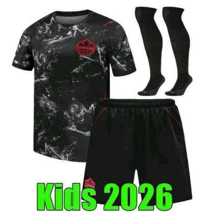 canada soccer jersey 2026 World Cup J.DAVID DAVIES LARIN 26 27 CAVALLINI MILLAR  - SitterJersey.com