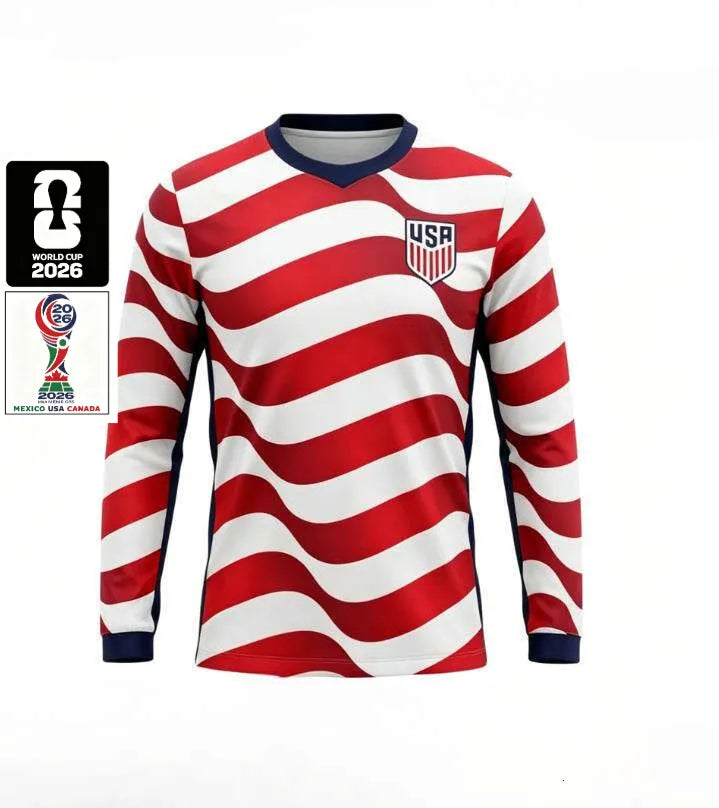 usa jersey 2026 worldcup Usa Soccerjersey 2026 World Cup PULISIC BALOGUN Footbal - SitterJersey.com