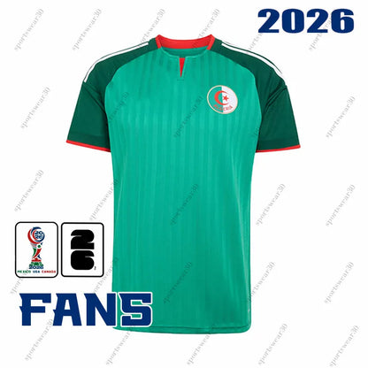 Algeria worldcup 2026 Maza Ait-Nouri Gouiri Amoura Hadj Moussa Soccer Jerseys Bo - SitterJersey.com