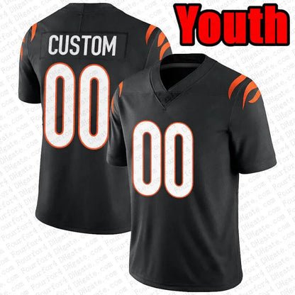 Joe Burrow JaMarr Chase Football Jersey Dexter Lawrence II Joe Flacco Tee Higgin - SitterJersey.com