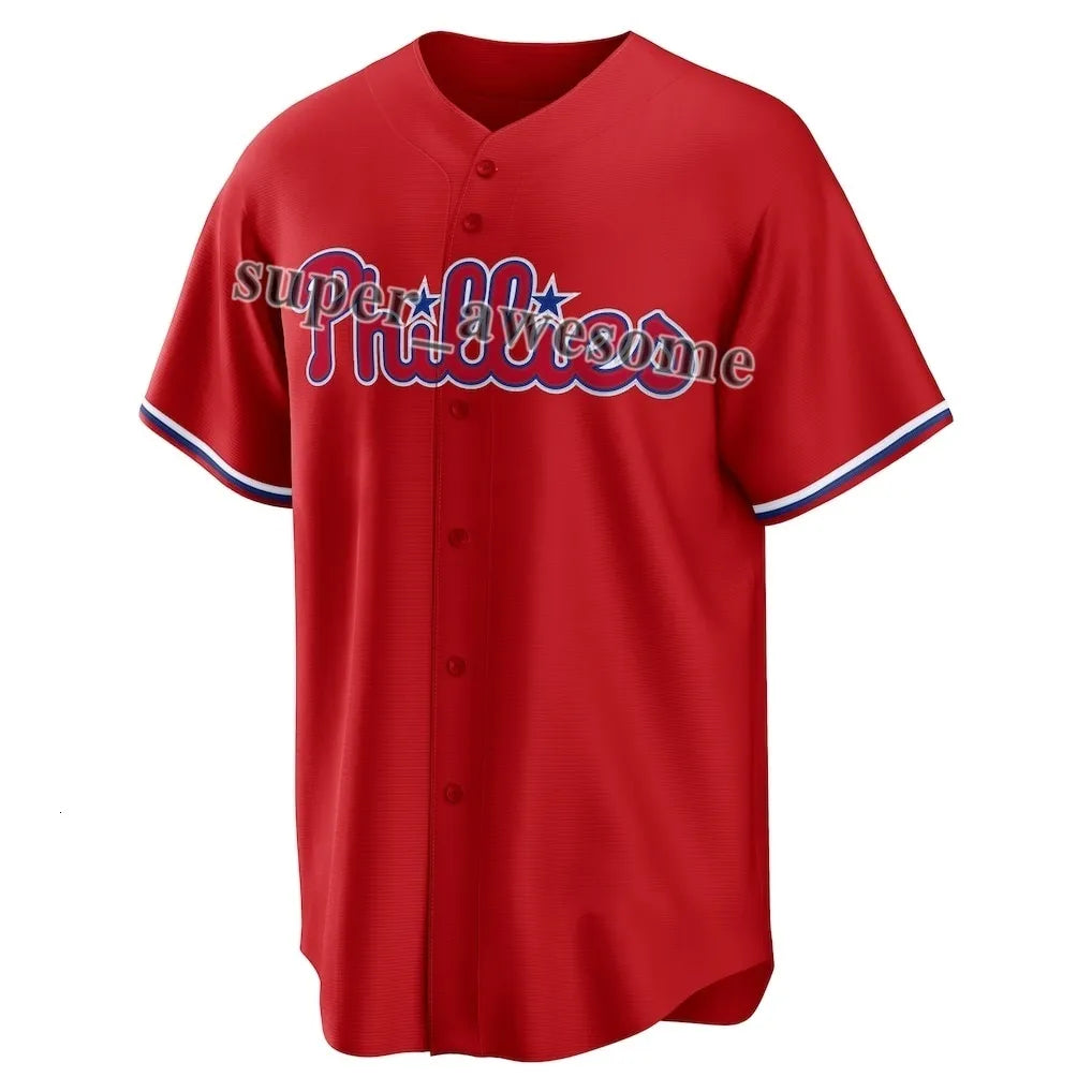 Bryce Harper Baseball Jersey Trea Turner Kyle Schwarber JT Realmuto Alec Bohm Br - SitterJersey.com
