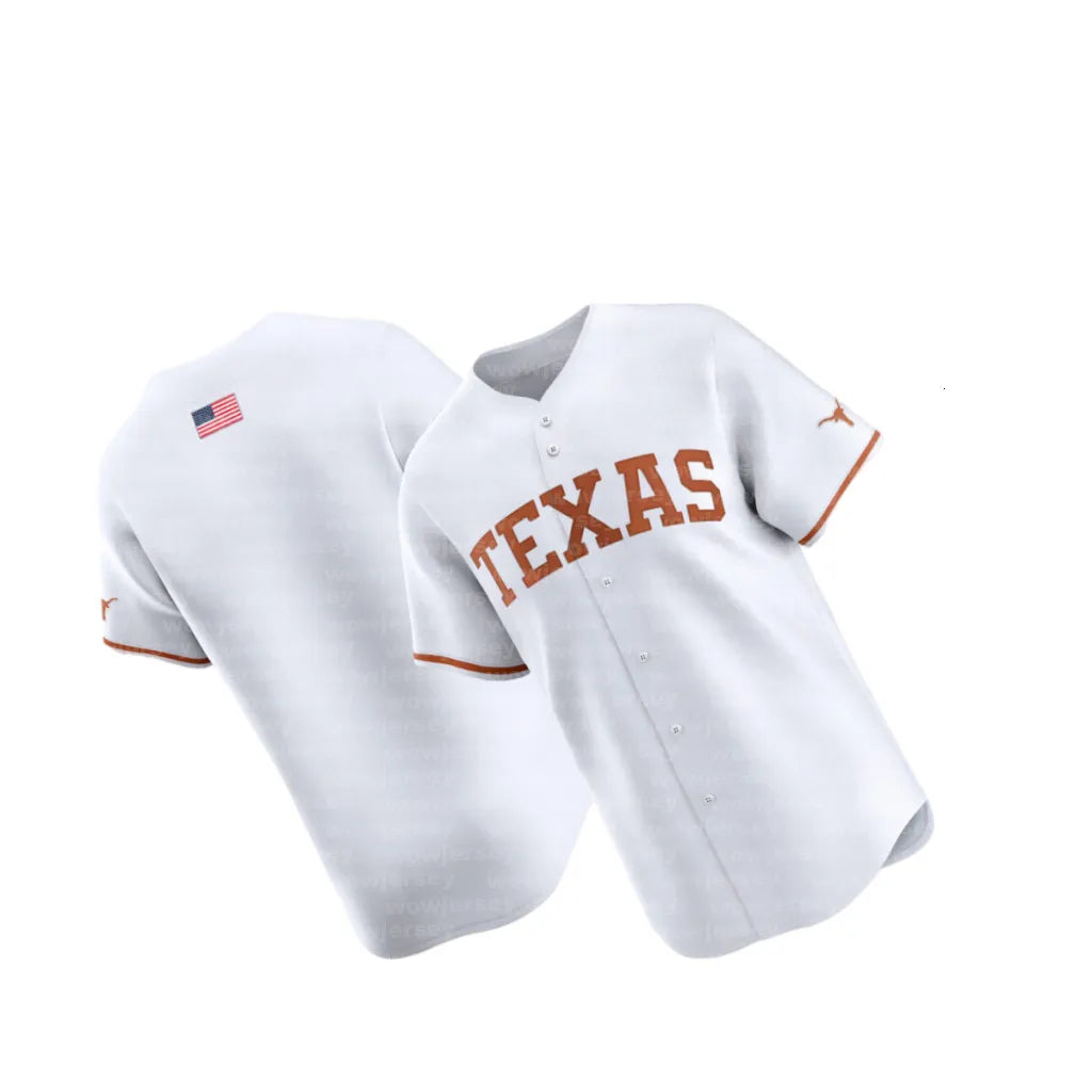 Texas Longhorns Baseball Jerseys Luke Harrison Cal Higgins Max Grubbs Connor McC - SitterJersey.com