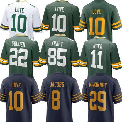 Micah Parsons Jordan Love Josh Jacobs Jayden Reed Matthew Golden Tucker Kraft Ed - SitterJersey.com