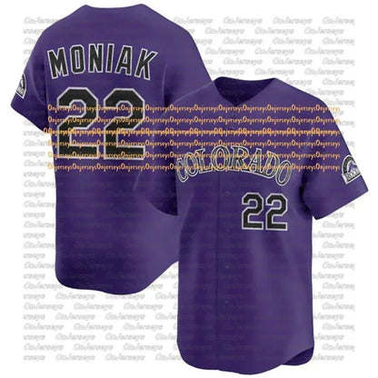 Colorados Rockies Jersey Kris Bryant Ezequiel Tovar Hunter Goodman Jake McCarthy - SitterJersey.com