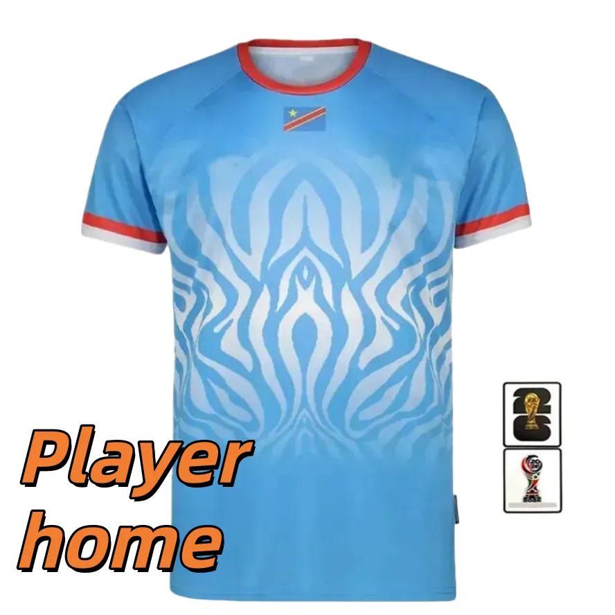 congo jersey 2026 world cup soccer jerseys national team T.BONGONDA F.MAYELE hom - SitterJersey.com