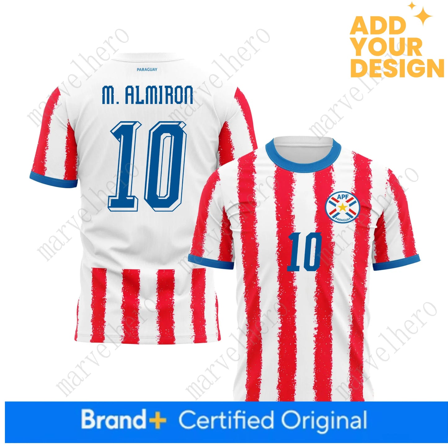 Paraguay Jersey Antonio Sanabria NO 9 World Cup 2026 National Team Sports T shir - SitterJersey.com